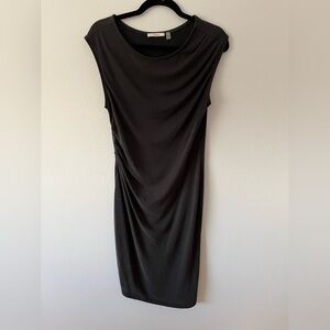 Dex Asymmetrical Black Dress
